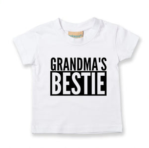Grandma's Bestie Baby Toddler Funny T-Shirt