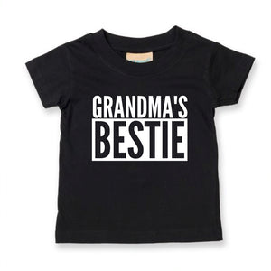 Grandma's Bestie Baby Toddler Funny T-Shirt