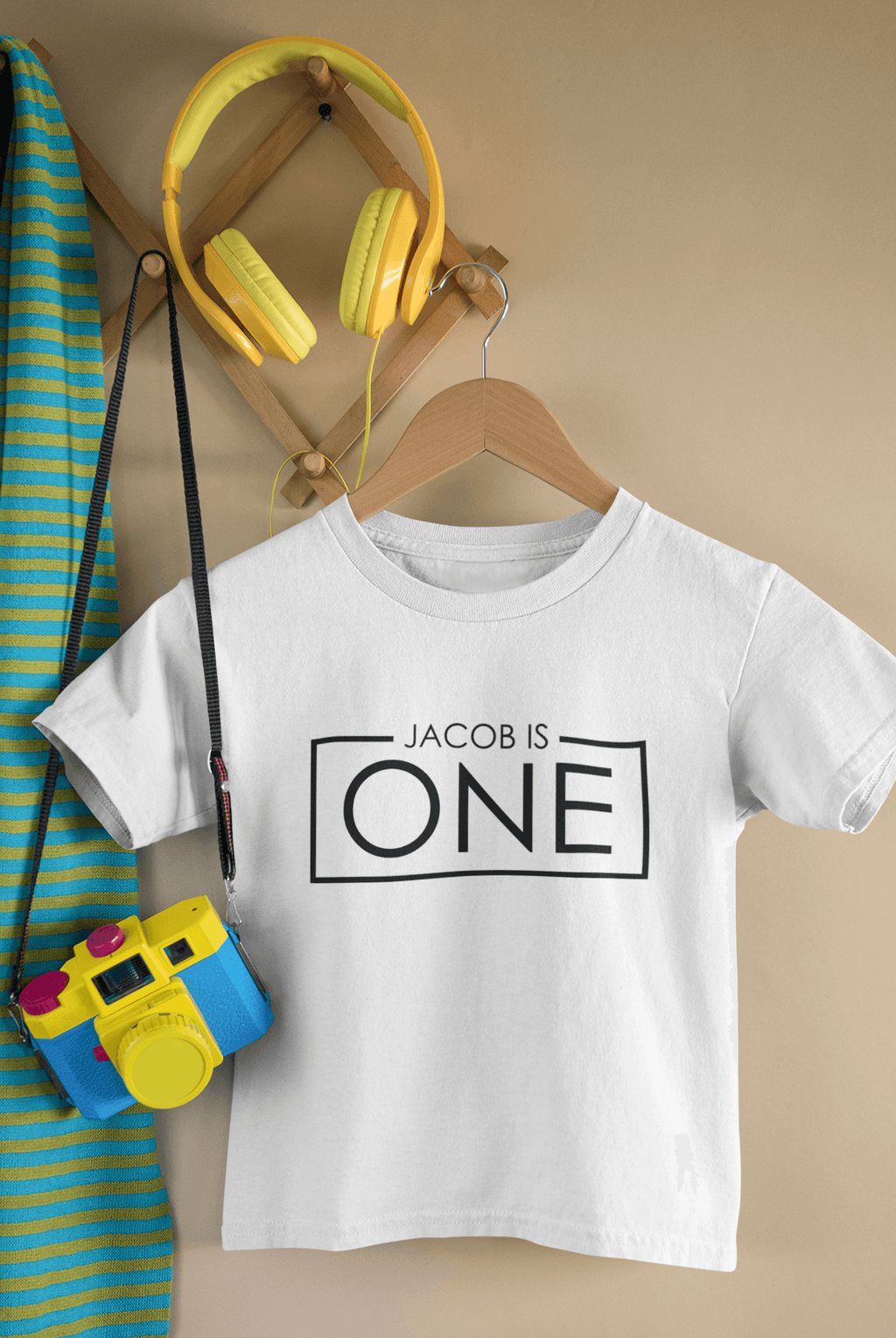 1st Birthday One Year Old Personalised Kids T-Shirt - Red Leader Clothing