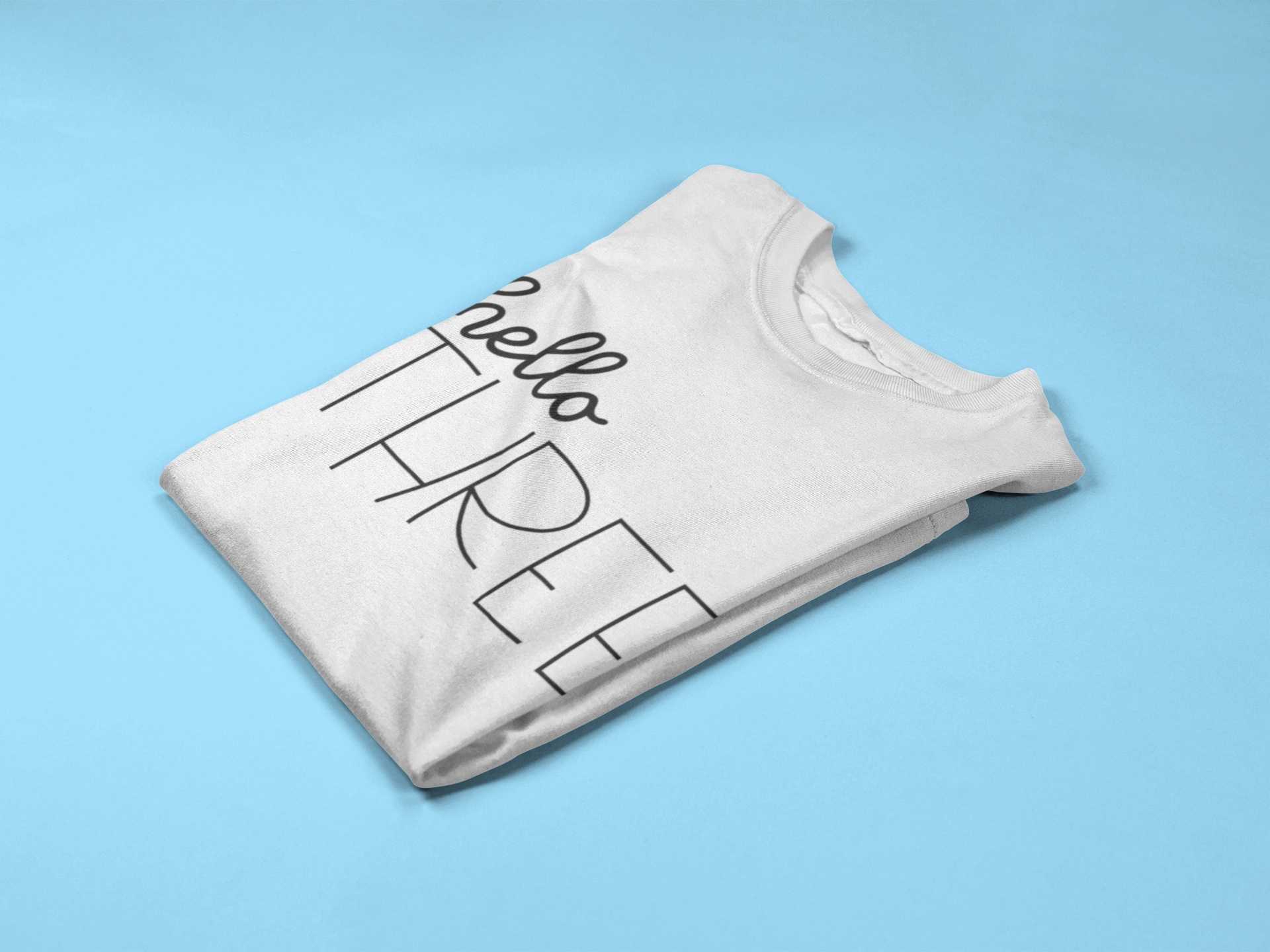 Hello Three Kids T-shirt