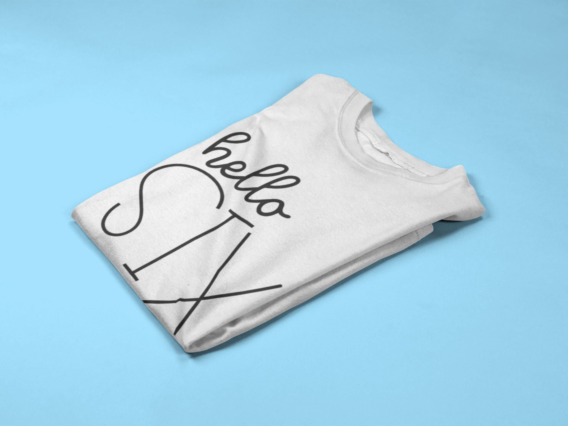 Hello Six Kids Tshirt Birthday T-Shirt