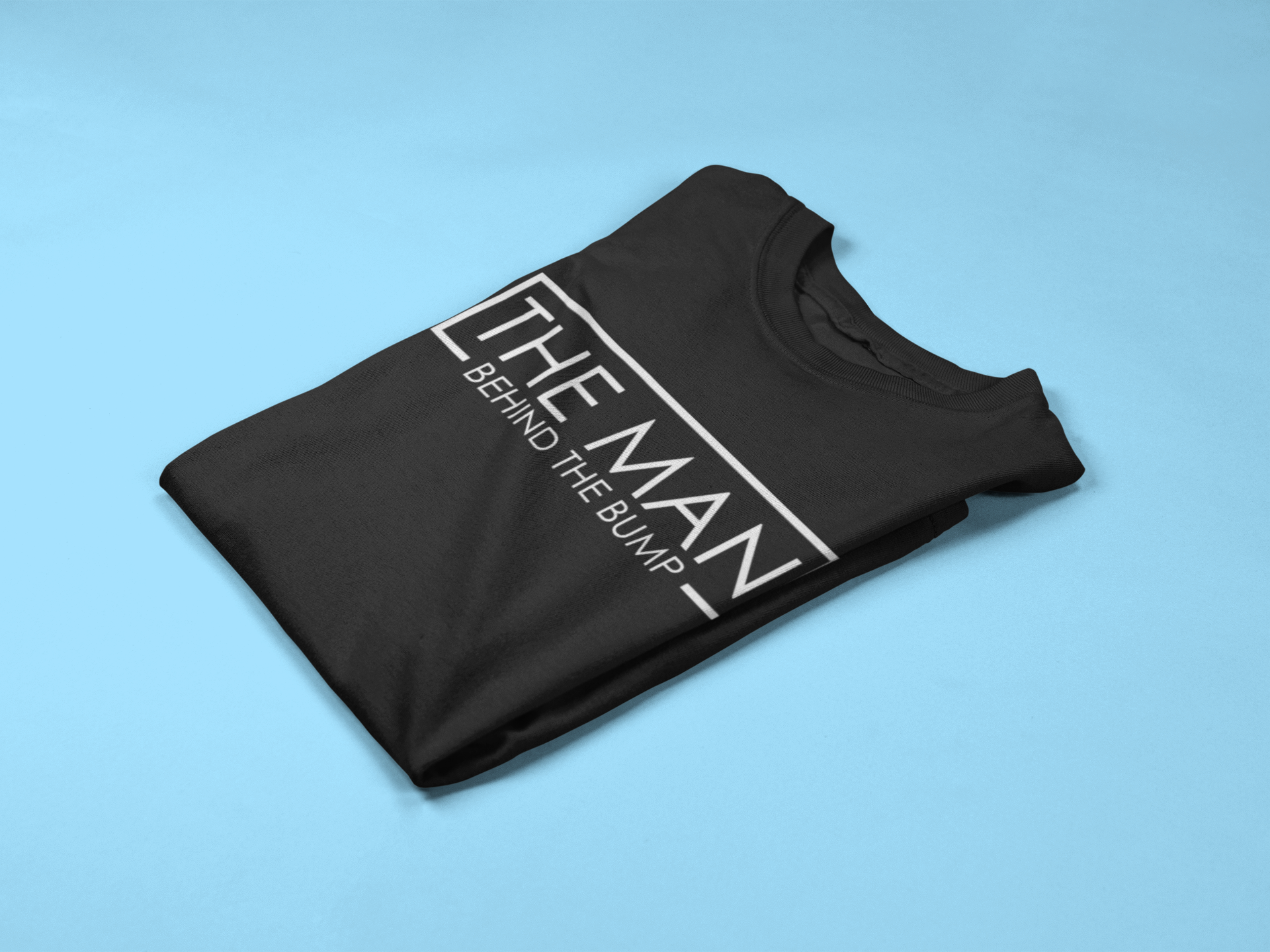 The Man Behind The Bump Mens T-shirt D3