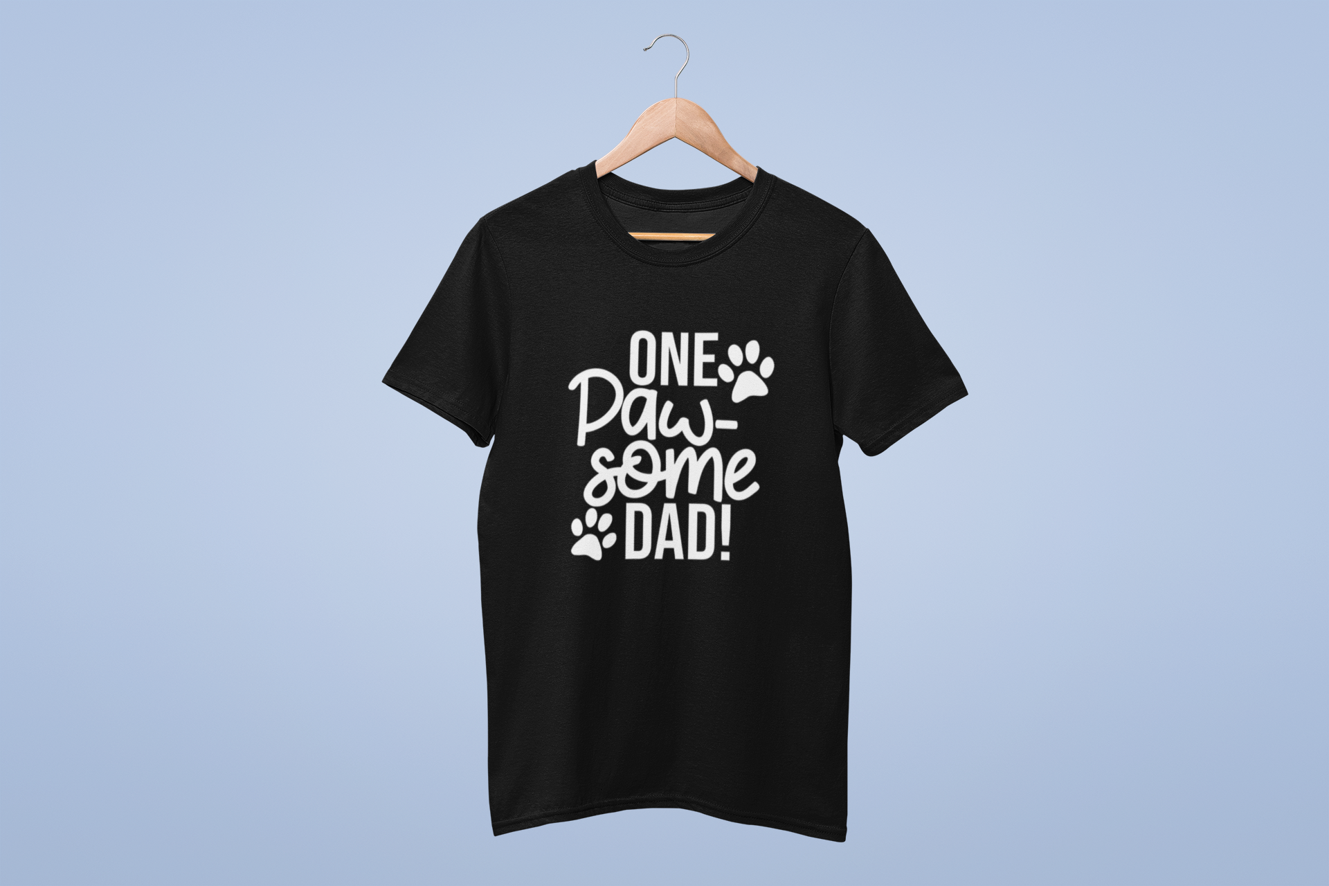 One Pawsome Dad Mens T-Shirt