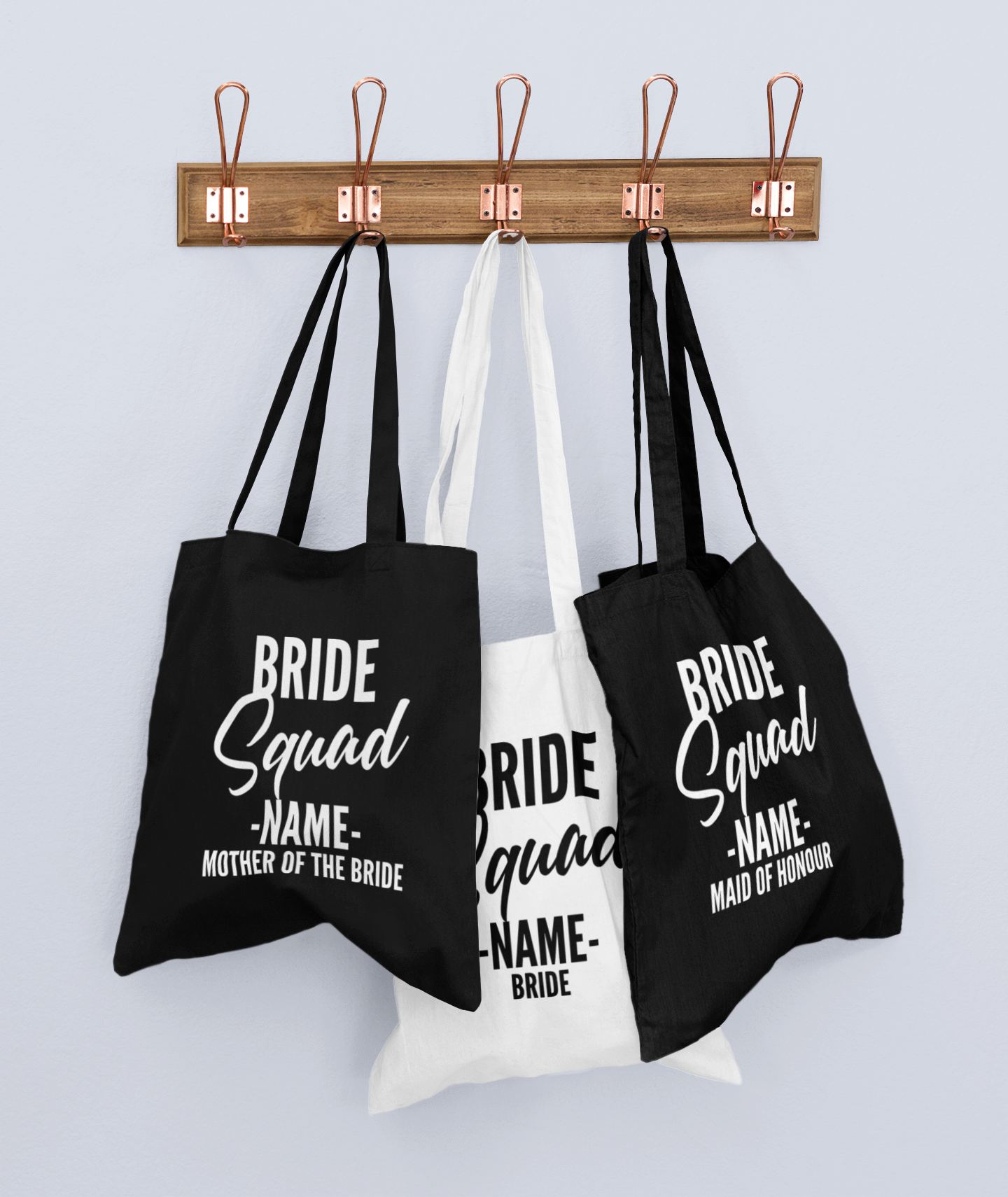 Bridal Party Bride Squad Personalised Tote Bag
