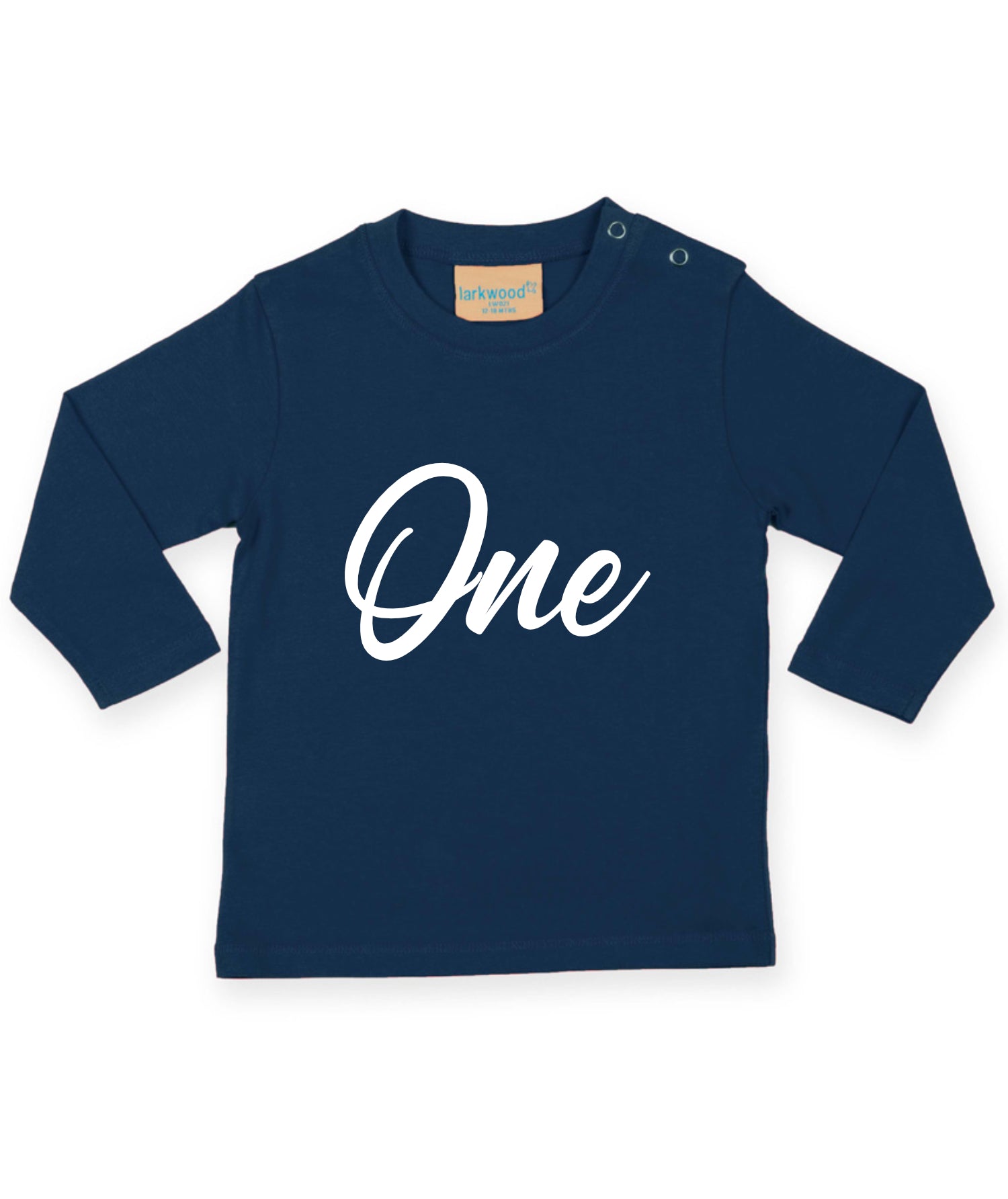 ONE 1st Birthday Kids LONG SLEEVE T-shirt SCR