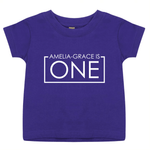Load image into Gallery viewer, 1st Birthday One Year Old Personalised Kids T-Shirt - Red Leader Clothing
