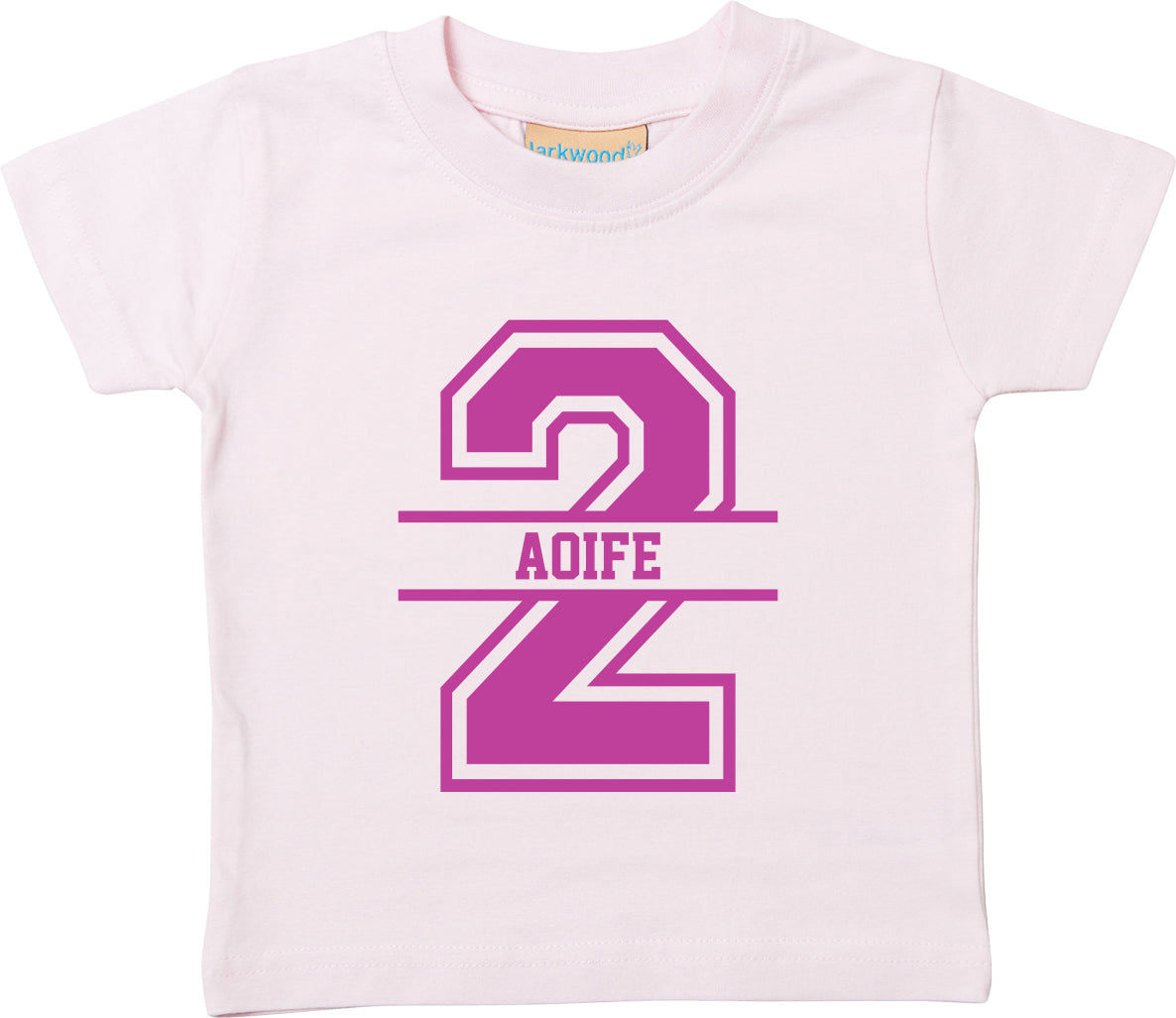 2nd Birthday Personalised Kids T-Shirt
