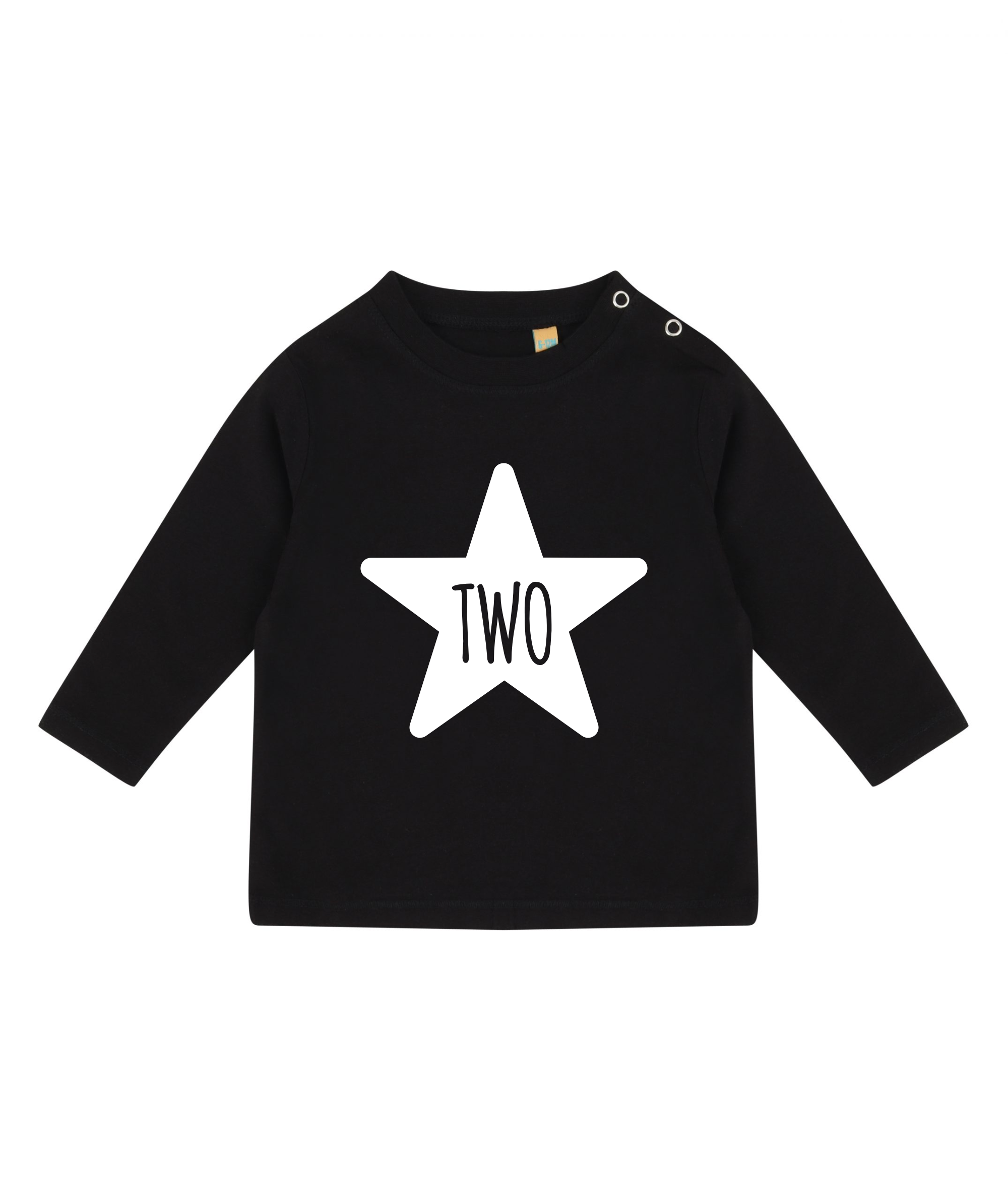 Two 2nd Birthday STAR LONG SLEEVE Kids T-Shirt