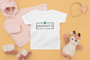 Mummy's Lucky Charm Toddler Kids Baby T-Shirt Des2