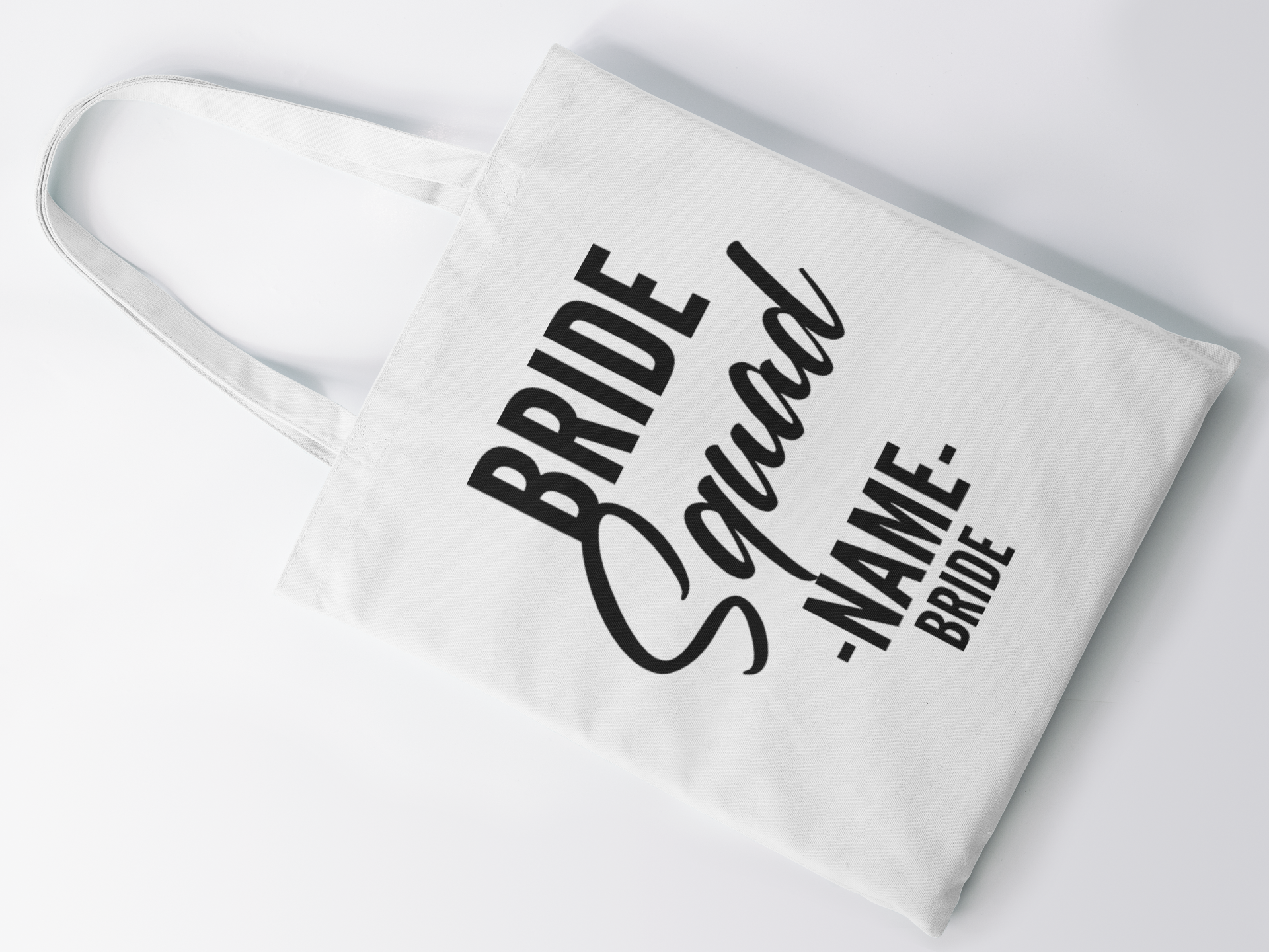 Bridal Party Bride Squad Personalised Tote Bag