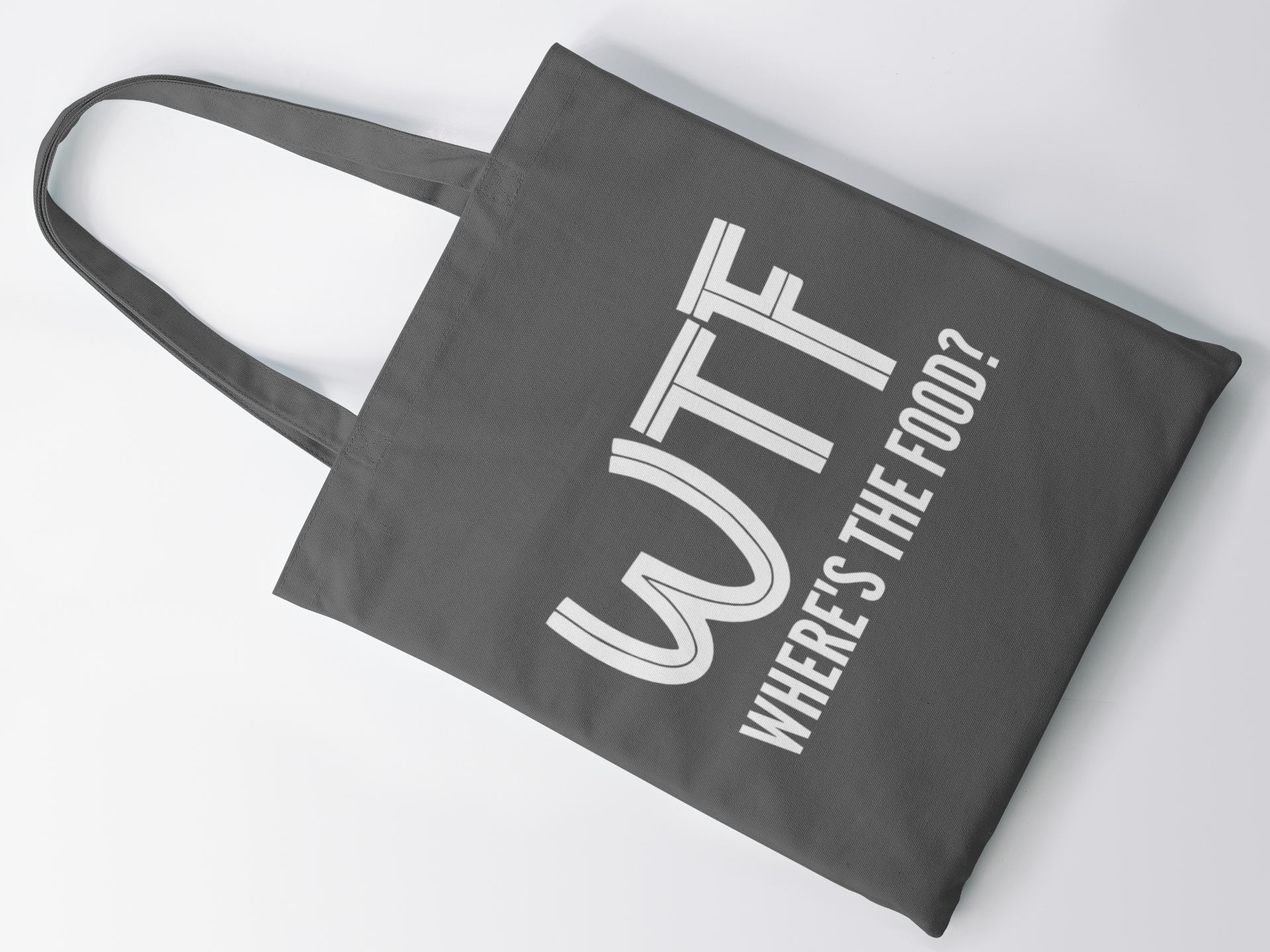 WTF Where's The Food Lightweight Tote Bag
