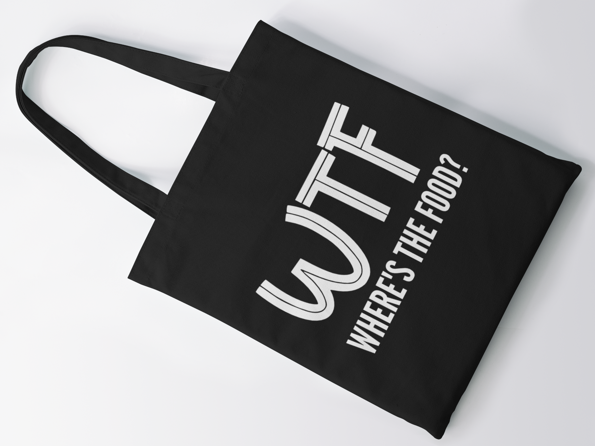 WTF Where's The Food Lightweight Tote Bag