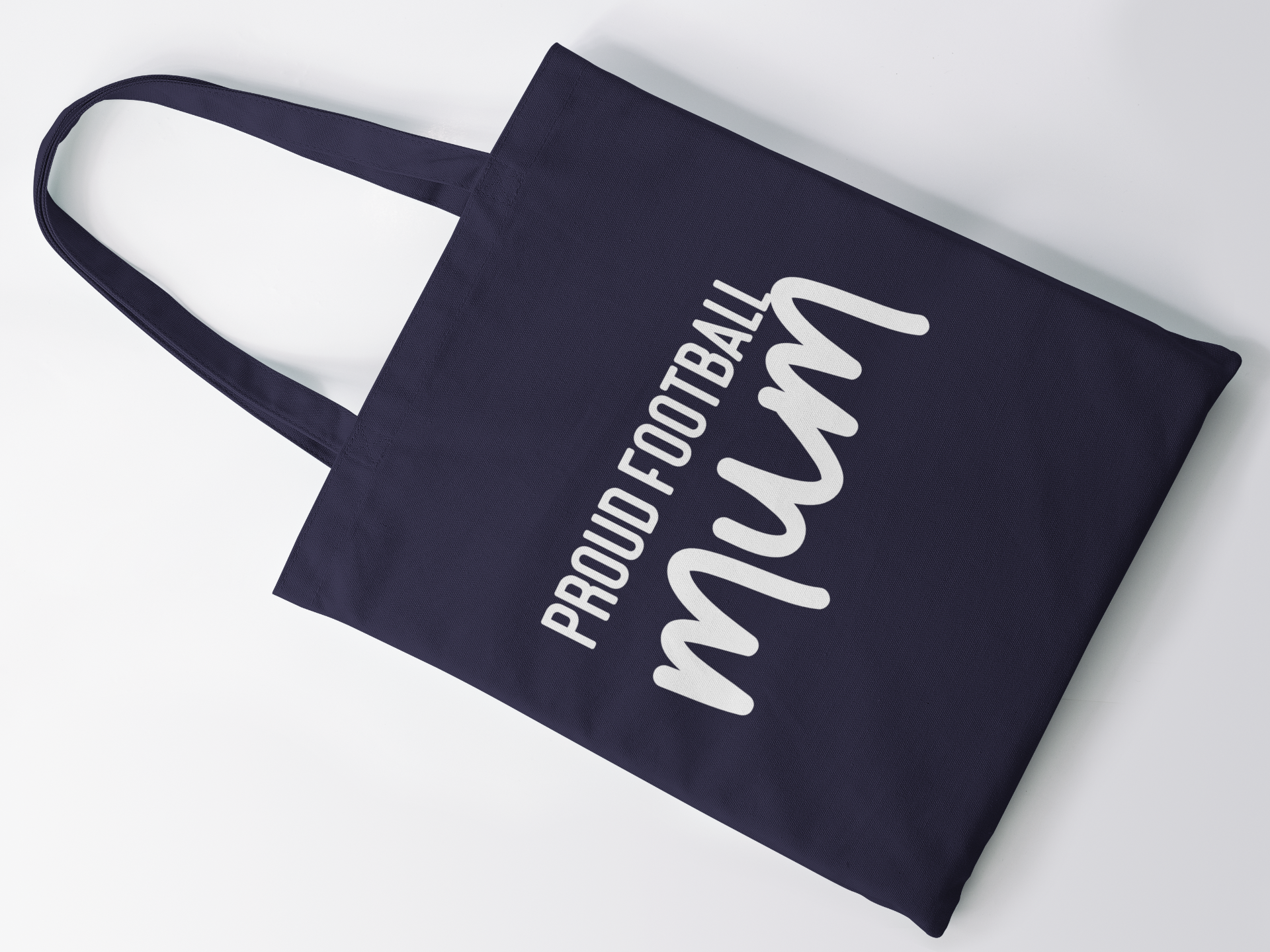 Proud Football Mum - Mom Lightweight Cotton Tote Bag