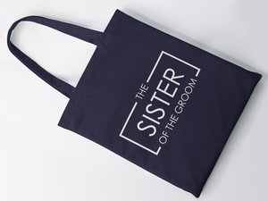 Bridal Party Bride Squad Tote Bag NAVY Hen Party Bachelorette