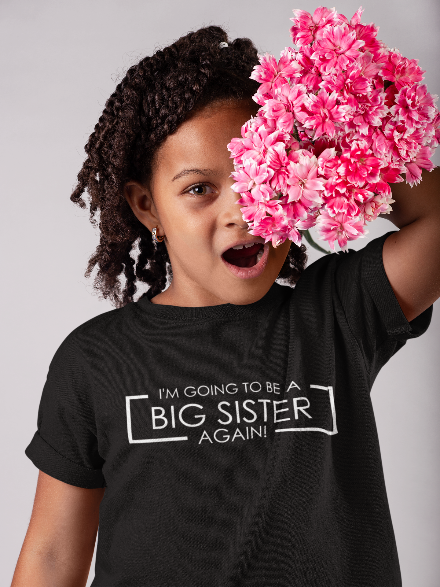 I'm Going To Be A Big Sister AGAIN! T-shirt- Kids/Childrens T-shirt Des2