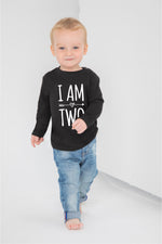 Load image into Gallery viewer, I Am Two 2nd Birthday LONG SLEEVE Kids T-Shirt
