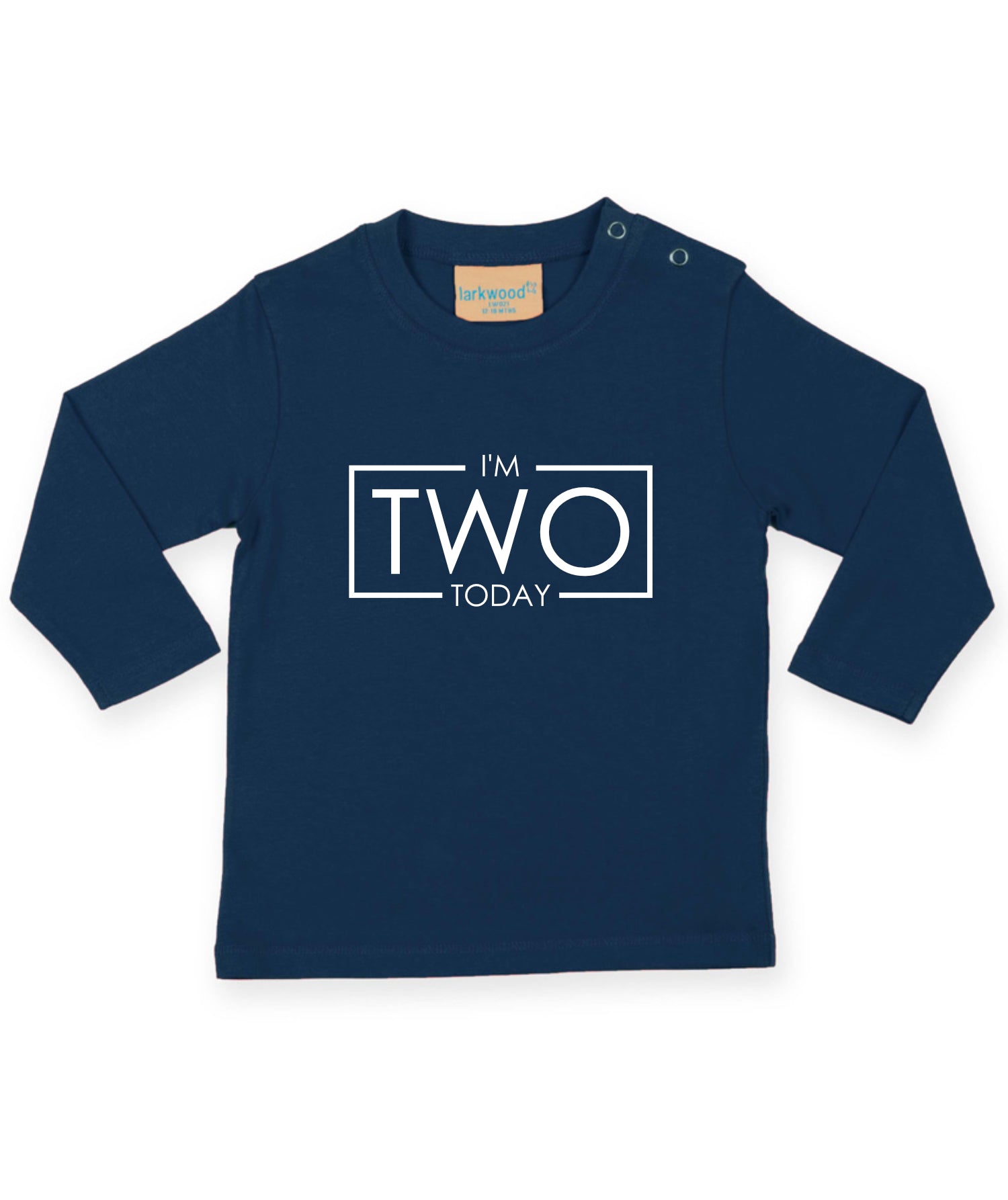 I'm Two Today 2nd Birthday LONG SLEEVE Kids T-Shirt