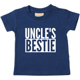 Uncle's Bestie Baby Toddler Funny T-Shirt