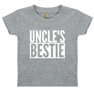 Uncle's Bestie Baby Toddler Funny T-Shirt